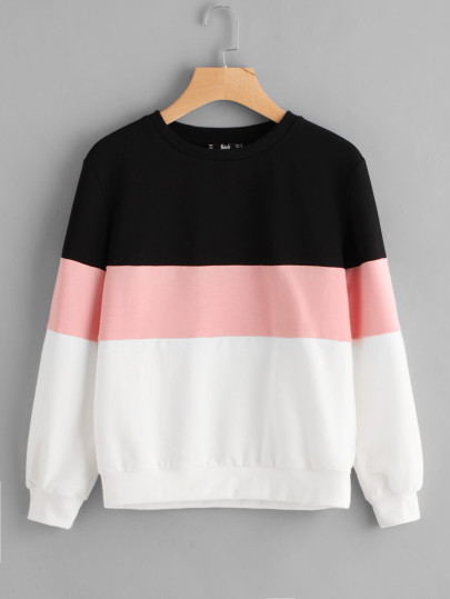 SHEIN Cut And Sew Pullover