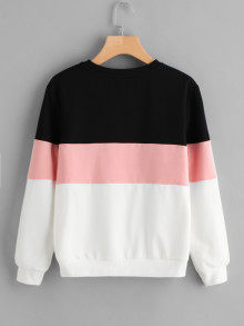SHEIN Cut And Sew Pullover