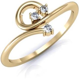 VACHYA Glory 14kt Diamond Yellow Gold ring